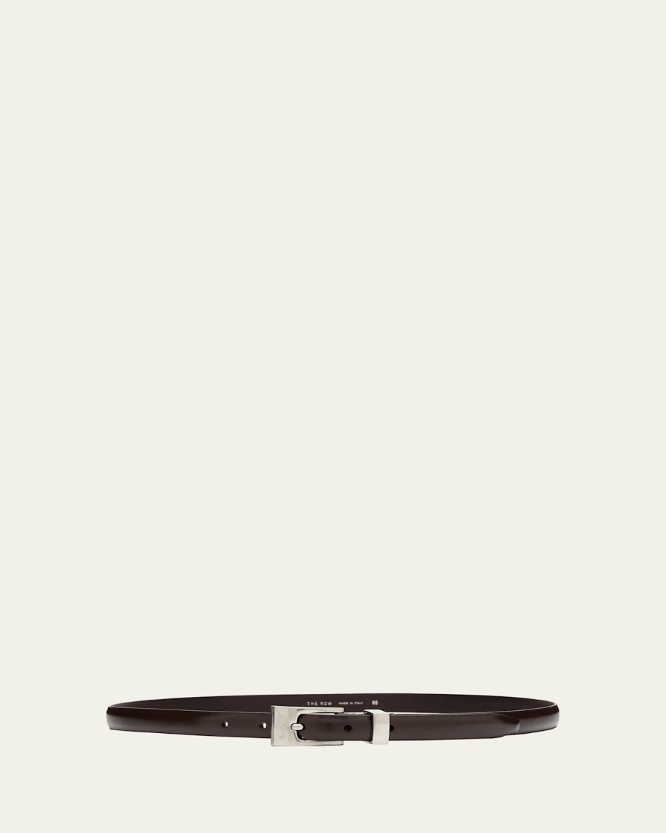 Downtown Slim Leather Belt